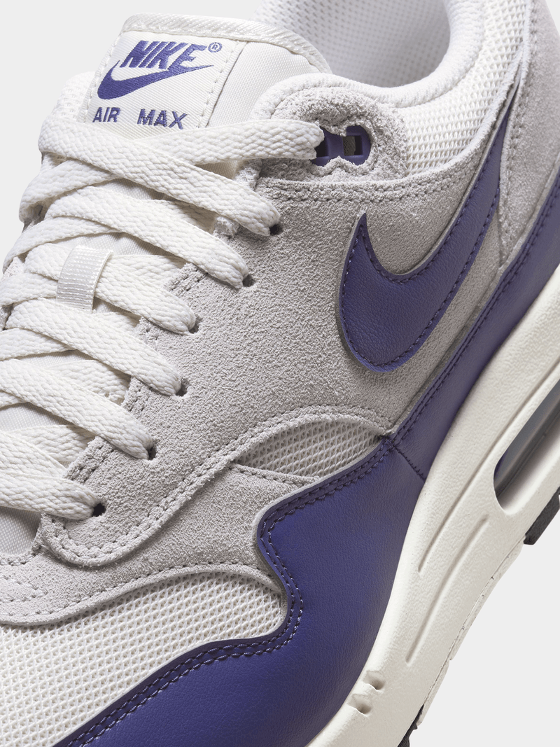 Retro Running Sneaker - Grey Purple
