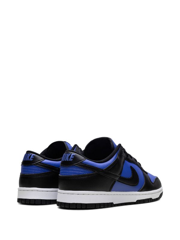 Low-Top Streetwear Sneakers - Blue Black