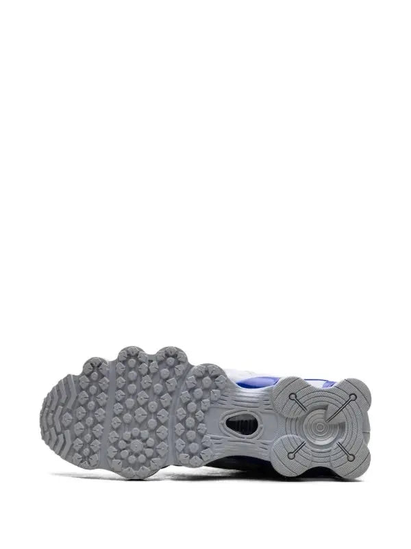 Urban Pulse Sneakers – Gray Silver with Blue Accent (Streetwear Edition) Shox TL
