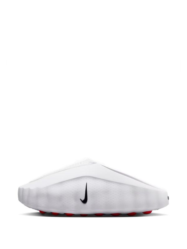Futuristic Mule Clogs - White Red