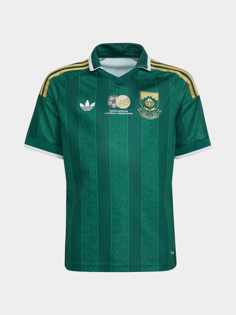 Bafana Bafana Green Striped Retro Football Jersey