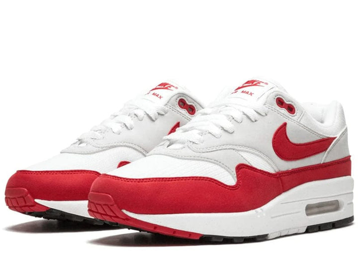 Retro Running Sneaker - Red Grey
