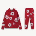 Heavyweight Streetwear Tracksuit - Red