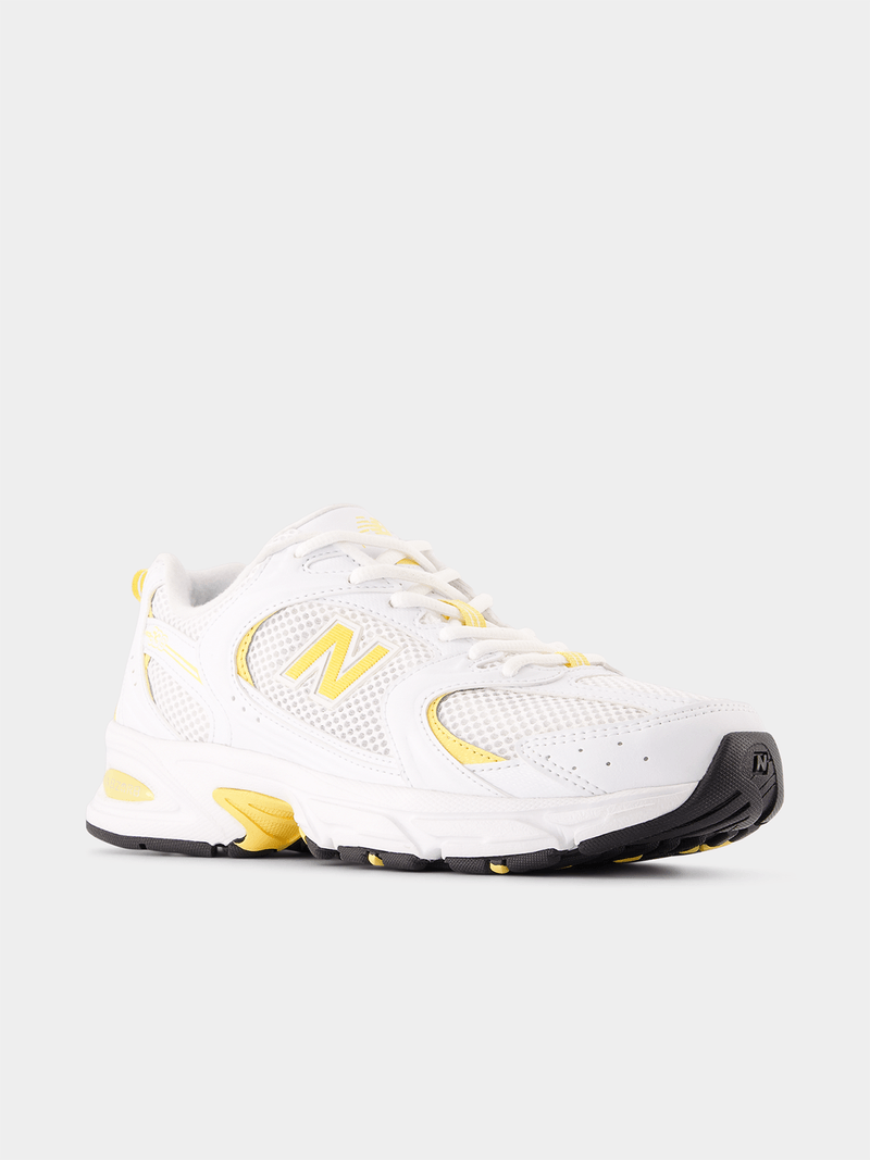 New Balance White/Yellow