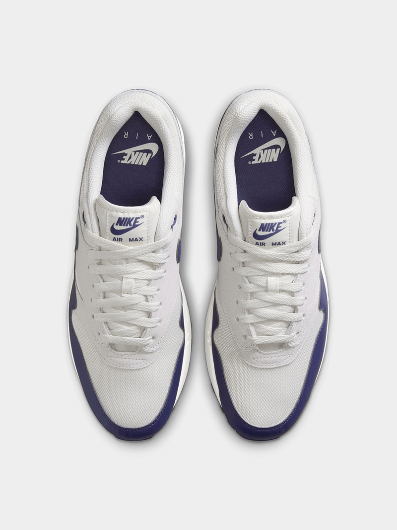 Retro Running Sneaker - Grey Purple
