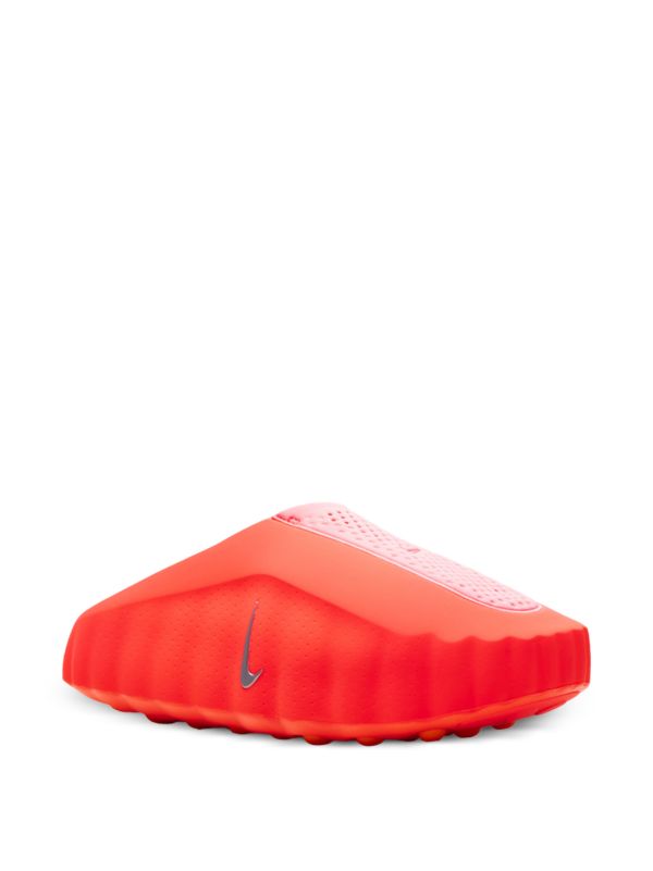 Futuristic Mule Clogs - Orange Red
