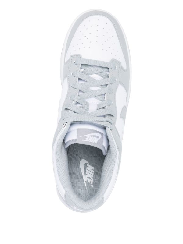 Low-Top Streetwear Sneakers - Grey White