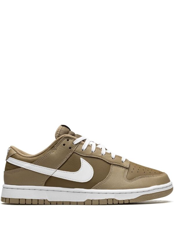 Low-Top Streetwear Sneakers - Brown Beige