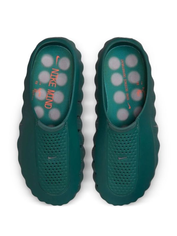 Futuristic Mule Clogs - White Orange