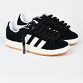 Black Suede Skate Sneakers + Black Rope Laces