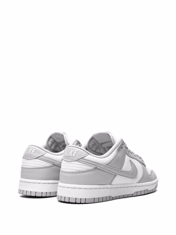 Low-Top Streetwear Sneakers - Light Grey White
