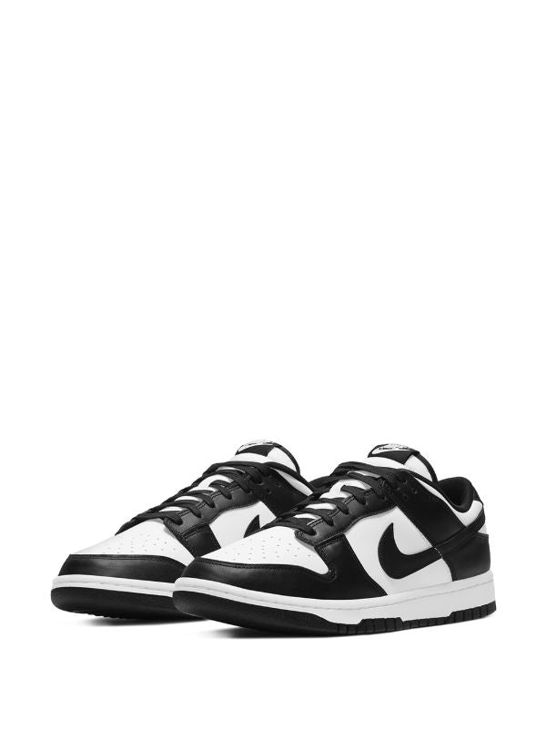 Low-Top Streetwear Sneakers - Black White