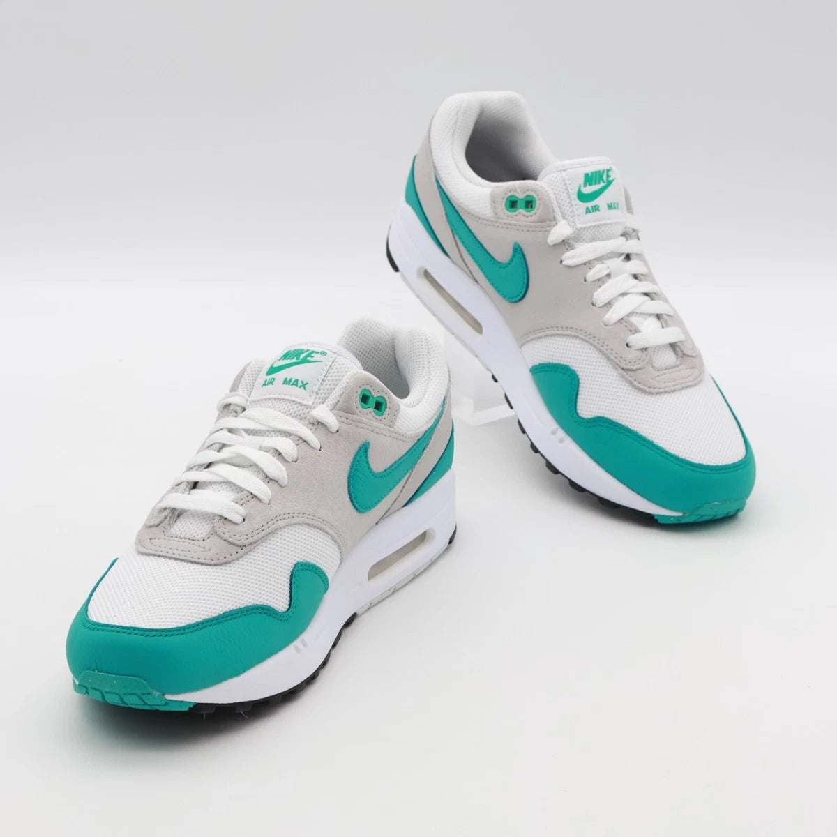 Retro Running Sneaker - Teal Grey