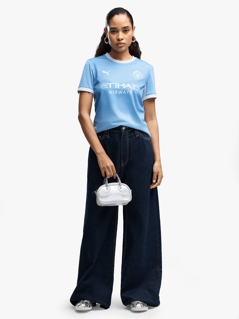 Gradient Crew Neck Jersey - Sky Blue