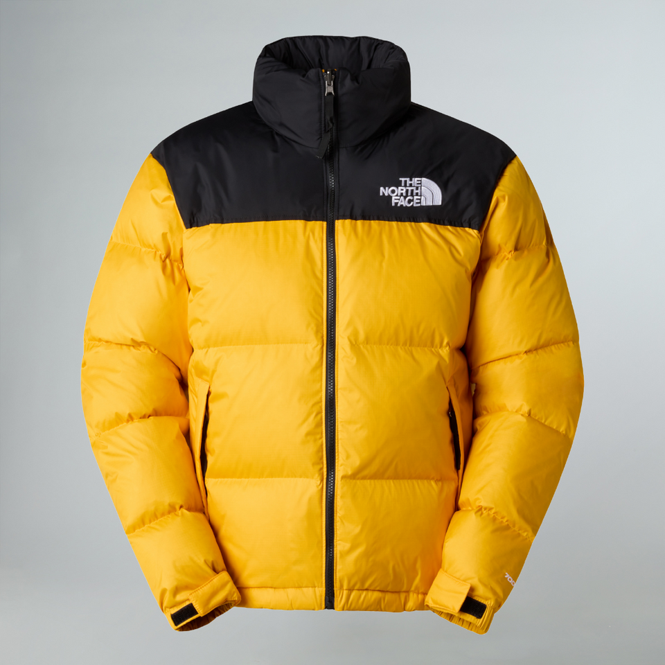 Retro Colorblock Puffer Jacket