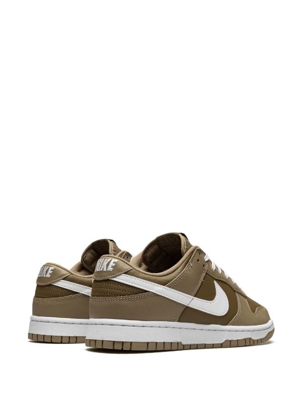 Low-Top Streetwear Sneakers - Brown Beige