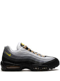 Urban Air‑Cushion Sneaker in Grey & Black with Gold Accent
