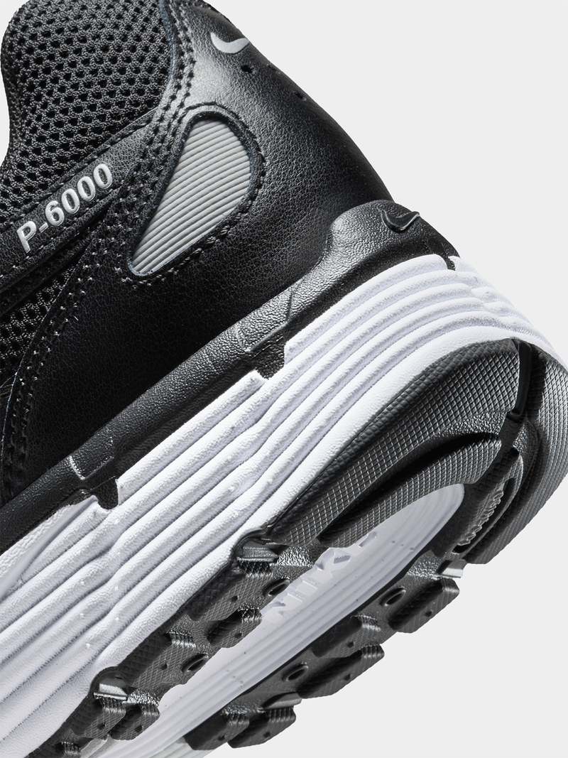 Retro Running Sneakers - Black Silver