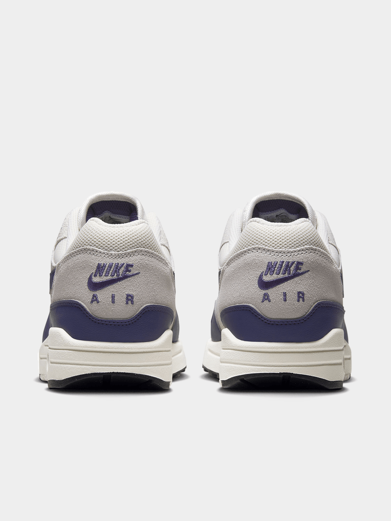 Retro Running Sneaker - Grey Purple