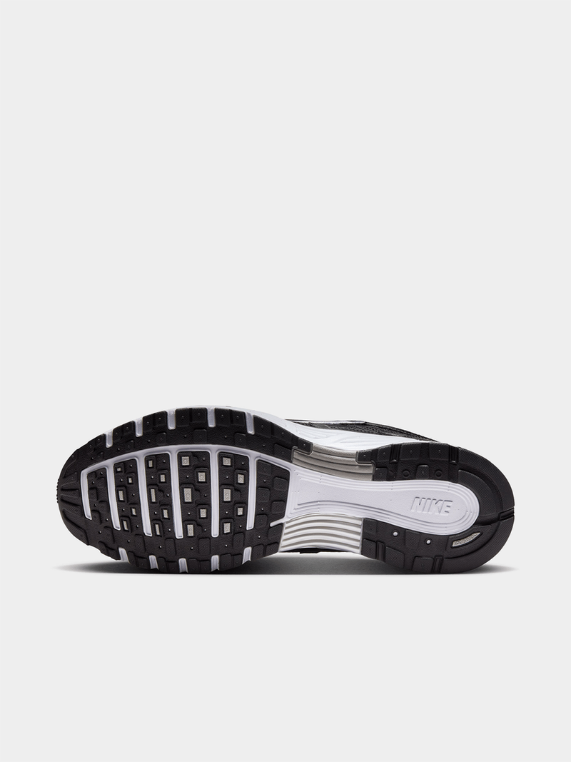 Retro Running Sneakers - Black Silver