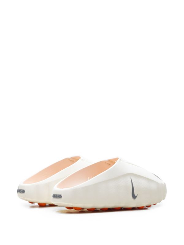 Futuristic Mule Clogs - White Orange