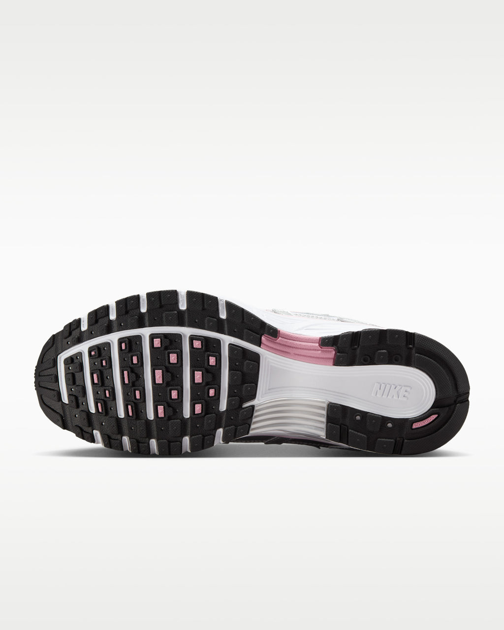 Retro Running Sneakers - White Pink Silver