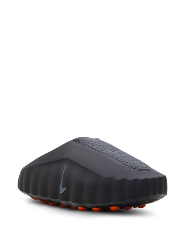 Futuristic Mule Clogs - Black Orange