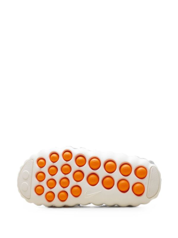 Futuristic Mule Clogs - White Orange