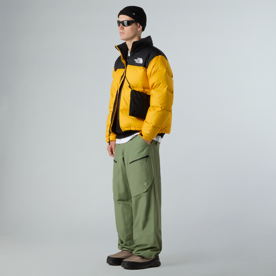Retro Colorblock Puffer Jacket