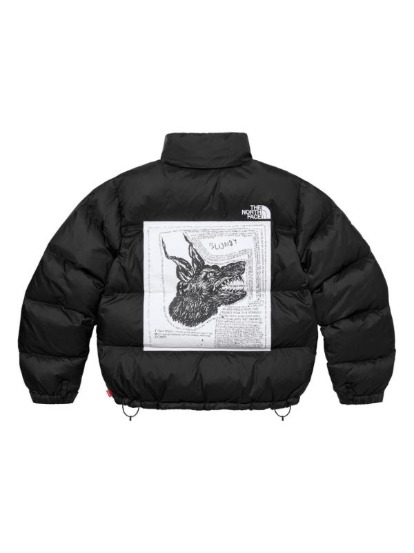 Heavyweight Box-Quilt Puffer Jacket - Black