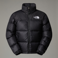 Men's Retro Box-Quilt Puffer Jacket - Black