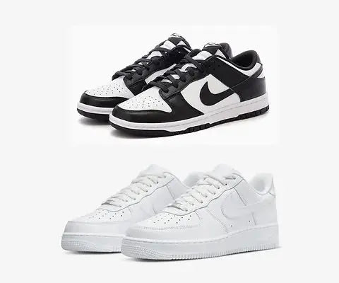 Nike Air Force 1 Low – Black & White & All‑White Pairs”