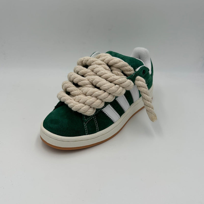 Suede Skate Sneakers - Grey + Cream Laces