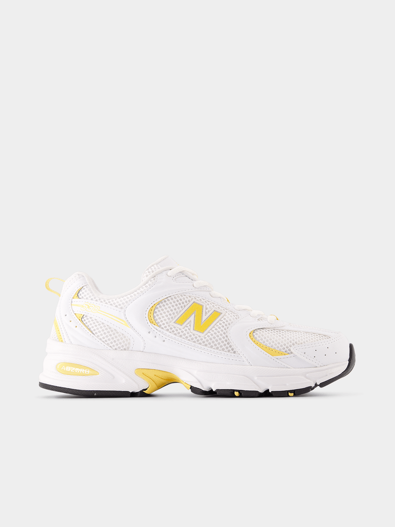 New Balance White/Yellow