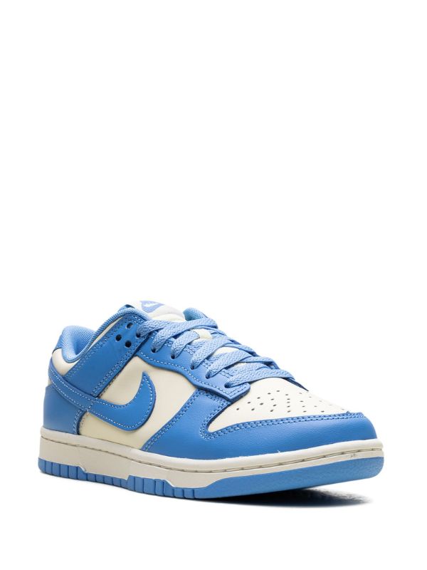 Low-Top Streetwear Sneakers - Blue Cream