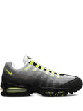 UrbanMax 95‑style athletic shoe in gray‑black with neon‑yellow stripe
