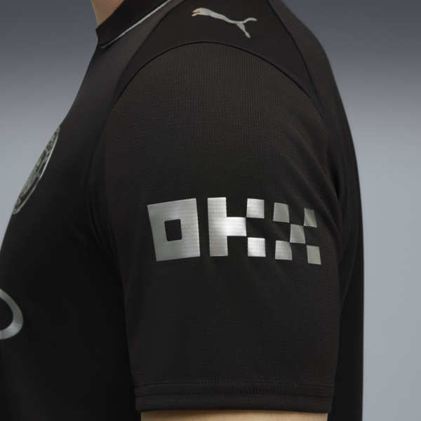 Retro Polo Football Jersey - Black