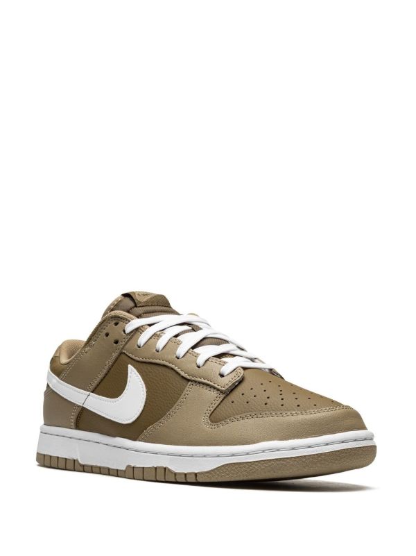 Low-Top Streetwear Sneakers - Brown Beige