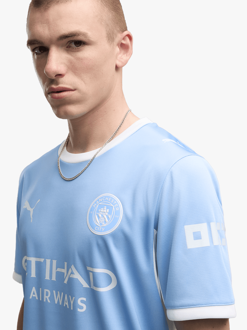 Gradient Crew Neck Jersey - Sky Blue