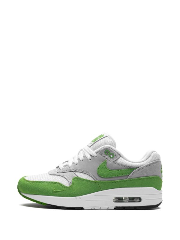 Retro Running Sneaker - Green Grey