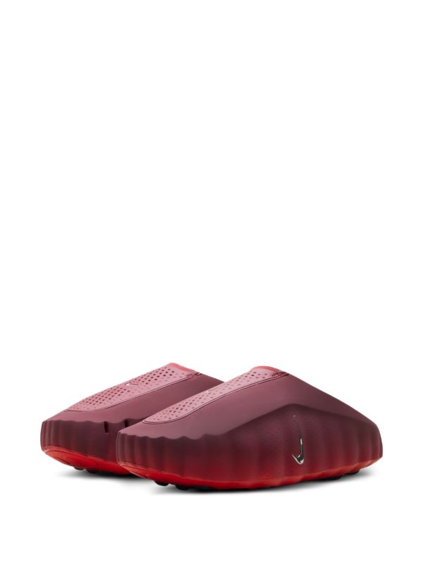 Futuristic Mule Clogs - Burgundy