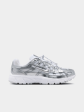 Retro Running Sneakers - Silver White
