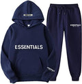 Heavyweight Fleece Tracksuit Set - Navy