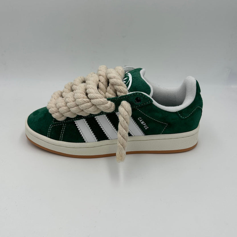Suede Skate Sneakers - Grey + Cream Laces