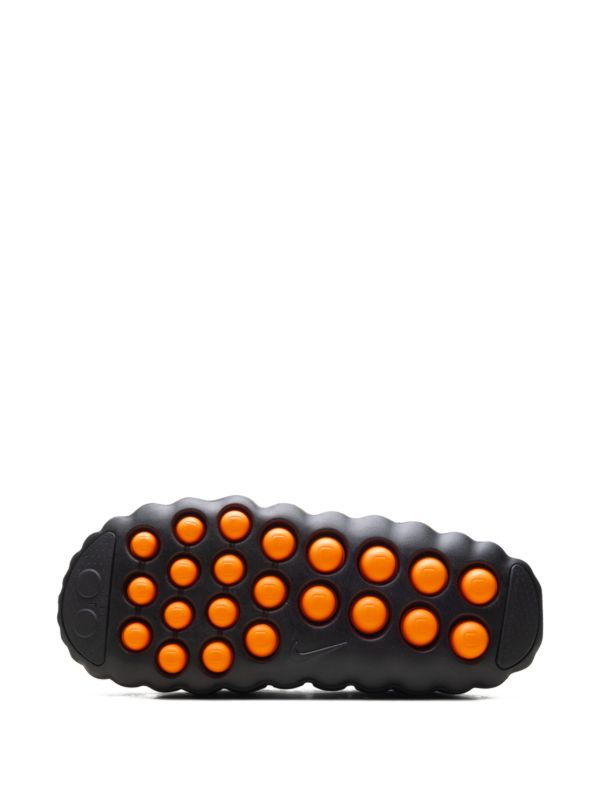 Futuristic Mule Clogs - Black Orange