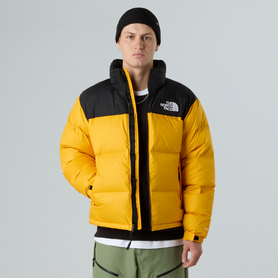 Retro Colorblock Puffer Jacket