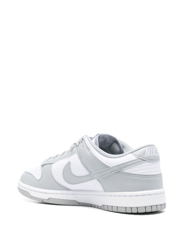 Low-Top Streetwear Sneakers - Grey White