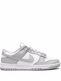 Low-Top Streetwear Sneakers - Light Grey White