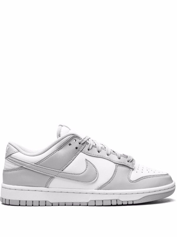 Low-Top Streetwear Sneakers - Light Grey White