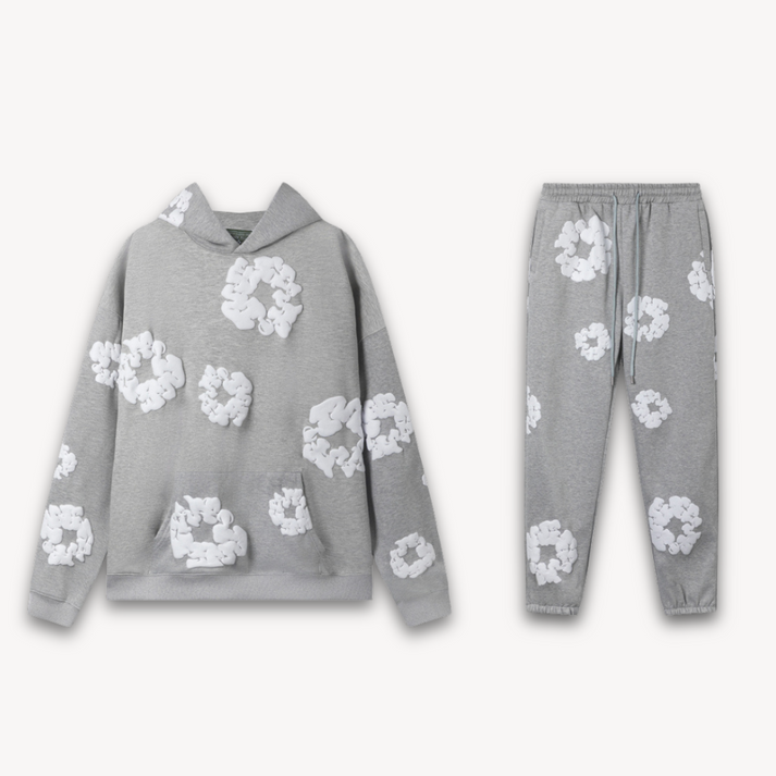 Heavyweight Streetwear Tracksuit - Grey